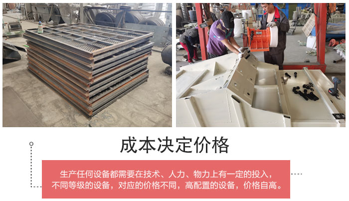 直線篩分機篩網，篩箱部件展示